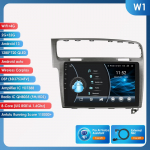 Hizpo Hizpo 10.1 Carplay 4G 2 Din Android 13 Autoraadio Volkswagen Golf 7 2013 - 2017 jaoks Must Hall Videos&uuml;steem GPS DSP Intelligentene Autoradio RDS W1 G 8Core 2G 32G AI