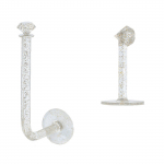 2 tk Scrunchie aluse hoidiku peapaelahoidja, l&auml;bipaistva seinale kinnitatava peapaela hoidiku ruumi s&auml;&auml;stvate ehete ja tarvikute riiul