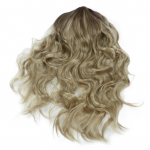 Naiste parukas Pikk blond lokkis laineline s&uuml;nteetiline juus kuumakindel peoparuka cosplay jaoks