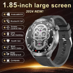 2025. aasta uus originaalne nutikell PLUS AMOLED-ekraan, multifunktsionaalne GPS-kompass NFC s&uuml;damel&ouml;&ouml;gisagedus Sleep BT-k&otilde;ne nutikell Silicone must