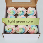 9 tk v&auml;rviline helendav seep roosipea seebilill igavene lill loominguline kimp s&otilde;brap&auml;eva kingitus light pink core