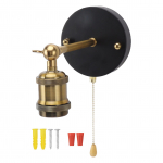 Retro Seinavalgusti E27 E26 Raud Reguleeritav Vintage Seinale Paigaldatav Lamp Valgustusseadmete Komplekt koos