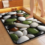 Vett imavad vannitoa p&otilde;randamatid WC vett imavad kiiresti kuivavad jalamatid WC majapidamisvaip sissep&auml;&auml;su matt 40x60cm valge