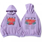 Imagine Dragons Loom Tour 2025 kapuutsiga meeste hiphopb&auml;ndi pusad, unisex t&auml;navariietus, fliisist mugavad pehmed dressipluusid M