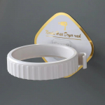 F&ouml;&ouml;ni sirgendaja hoidik Seinale kinnitatav tugeva seljaliimiga riiul vannitoa jaoks, puurimistraadi riidepuu Tugev liim hall v&auml;rv