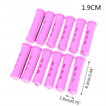 12 tk k&uuml;lmalaine juukseperm vardad plastist p&uuml;siv juuste lokirullid lokirullid 0.7CM