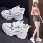 Nahast sisek&otilde;rguse suurendamine isa kingad naiste 2024 uued paksu tallaga v&auml;rviga sobivad vabaajajalatsid kerged &otilde;pilaste jooksuspordijalatsid 35