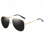 -75-100-125-150 P&auml;ikeseprillid Polariseeritud Meeste Prillid Aviator +75 +100 +125 Kaugusn&auml;gemise Prillid Optilised Retsepti Kohandamine Zero -0 kuld