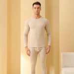 Meeste villase siidiga termopesu komplekt - V&auml;rviline s&uuml;gis-talvine aluskiht paaridele Men's XL (110-130 lbs)