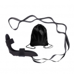 Jooga venitusrihm aasaga, eemaldatav jala reguleeritav jala s&auml;&auml;remarja venitusriba, kodune treeningharjutus, f&uuml;sioteraapia vastupidavusriba hall