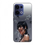 Coque de t&eacute;l&eacute;phone - Maniacase - Oppo Reno 13 5G - Silicone - Noir - Rockstar solo Lisa Blackpink