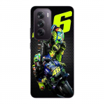 Coque de t&eacute;l&eacute;phone - Maniacase - Oppo Reno 12 5G - Silicone - Souple - Valentino Rossi Logo