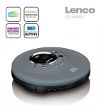 Lenco CD-400GY - CD/MP3 CD-m&auml;ngija ja DAB+/FM-raadio, Lenco h&otilde;be