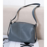 Lehmanahast Ni&scaron;i Mitmek&uuml;lgne Naiste Kott &Otilde;lakott Messenger Kott Lihtne ja Praktiline Naiste Kott Kest Lukuga Kott Pehme Nahk paabulinnu sinine v&auml;rv