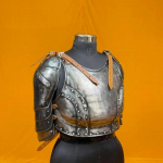 Witcheri soomusekomplekt Zireael Cuirass, &otilde;lapaelad, &otilde;lakaitsmed, eepiline LARP cosplay kost&uuml;&uuml;m fantaasia s&otilde;dalastele