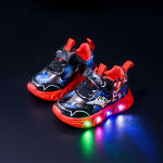 Laste koomiksilampidega tossud - Kevad/s&uuml;gis vabaaja helendavad kingad v&auml;ikelastele 21 punane