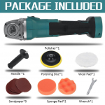 1580W 288VF juhtmeta harjadeta elektriline poleerimismasin auto poleerija laetav lihvimismasin Makita 18V akule Only machine