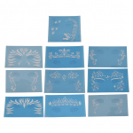 10 lehte n&auml;omaalingu &scaron;abloon PET P&uuml;had Halloweeni meik N&auml;omaalingu mall laval esinemiseks