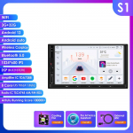 Hizpo AI Intelligents&uuml;steem Universaalsele 7-tollisele Autoraadiole Multimeedia Video M&auml;ngija GPS Carplay Android Auto 4G 2 Din 2din Autoradio BT android raadio S1 8Core 3G 32G AI