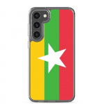 Coque T&eacute;l&eacute;phone &ndash; Samsung &ndash; Galaxy S23 Ultra &ndash; Drapeau Birmanie &ndash; Supp &ndash; Mitmev&auml;rviline