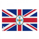 Drapeau &ndash; Gouverneur du Queensland &ndash; 90 x 150 cm &ndash; pol&uuml;ester &ndash; Impression recto/verso &ndash; &OElig;illets en fer