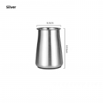 3-&uuml;hes kohvipulbri filtri pulbri tass roostevabast terasest kohvipulbri s&otilde;eluja kaanega oaveski pulbri tassi kohvi valmistamise t&ouml;&ouml;riist