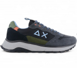 SUN68 Fire & Camping - Herren Sneakers Schuhe Schwarz Z45130-11 ORIGINAL EU 42