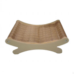 Cat Sofa Bed Kitten Scratching Comfortable Anti Slip Decorative Raised recliner for Small Polyester