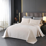 Kristallveluurist 3-osaline tepitud voodipesukomplekt, Euroopa minimalistlik luksuslik voodikate, antistaatiline talvepleed pehme tekk 269x234cm 3pcs set h&otilde;bedane hall v&auml;rv