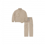 Nike x Off-White As&uuml;mmeetrilise &Auml;&auml;risega Veekindel Funktsionaalne Spordir&otilde;ivaste Komplekt FW22 Meeste Spordir&otilde;ivaste Komplekt Khaki DN1705-247 L