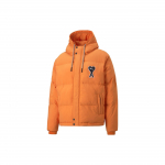 Puma x Ami Tepitud Jakk Jaffa Oranž Unisex Streetwear 535991-72 XS
