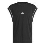 Adidas Korvpall Kiiresti kuivav Hingav L&otilde;tv &Uuml;mmargune kaelus &Uuml;hev&auml;rviline Varrukateta vest Meeste pealisr&otilde;ivad Must JN4722 L black