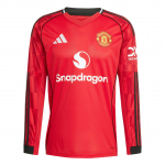 Adidas Manchester United 25/26 Kodus Aeroready F&auml;nniversioon Kitsa l&otilde;ikega V-kaelusega Pikad varrukad Jalgpallis&auml;rk Meeste Topid JP3037 XS