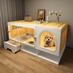 Koerpuur Tualetieraldajaga &Uuml;ks Tuba Vannituba Lemmikloomapuur Majapidamine V&auml;ike Koer Teddy Corgi Koerte Villa beige