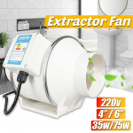4 6 v&auml;ljat&otilde;mbeventilaator Kodu vaikne torusisene toru kanal ventilaator Vannitoa v&auml;ljat&otilde;mbeseade ventilatsioon k&ouml;&ouml;k WC seina &otilde;hupuhastus 220V 4 inch