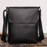 Retro Crazy Horse Nahast Crossbody Kott - Suure Mahutavusega Meeste &Otilde;lakott iPadile must