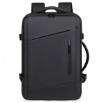 Meeste &auml;ri seljakott: Kvaliteetne, laiendatav, suure mahutavusega, vett h&uuml;lgav nahkkilega s&uuml;learvutikott must