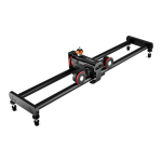 Kaamera video dolly liugurikomplekt 3 rattaga automaatse dolly-auto APP-juhtimispuldiga astmeteta reguleeritava kiirusega + 60 cm 23,6 tolli r&ouml;&ouml;bas must