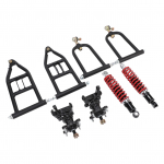 Esivedrustuse &otilde;&otilde;tshoova komplekt &Uuml;lemine alumine &otilde;&otilde;tshoob ja esivedrustuse amordikomplekt Go Karti jaoks Elektriline ATV Neljarattaline