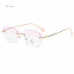 Daam Naised Luksuslikud Lugemisprillid Unisex Trendikad Raamitud Kaugn&auml;gemise Prillid Naiste Mood Retro Gradientv&auml;rvi Presb&uuml;oopia 0