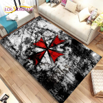 3D R-Resident Evil M&auml;ngude M&auml;nguri Ala Vaip, Vaip Vaip Elutoa Magamistoa Diivani Uksemati Kaunistus, Laste M&auml;ngu Libisemiskindel P&otilde;randamatt 60*90cm