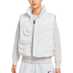 Nike Sportswear Swoosh Seeria &Uuml;lem&otilde;&otilde;duline Soe K&otilde;rge Kaelusega T&otilde;mblukuga Puhvisvest Naiste vest M&auml;gi-Valge IH8008-121 L