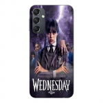 Coque de t&eacute;l&eacute;phone - MANIACASE - Samsung Galaxy A05s - Silicone TPU - Noir - Mercredi Adams