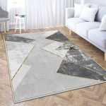 Moodne Geomeetriline VAIP elutuppa Kerge Luksuslik Kaunistus Magamistuba Lihtsalt Puhastatav Vaip 200x300 Suur Ala Lounge Libisemisvastased Matid 60x90cm