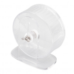 Hamsteri vaikne jooksutrummel Akr&uuml;&uuml;l libisemisvastane &uuml;mmargune lemmiklooma treeninguratas hamstrile Kuldkaru L&auml;bipaistev 17cm 17cm