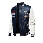 Meeste nahast pommitajad Slim Fit College Fliis Pilot meeste mantlid Meeste pommitajad XXXXL