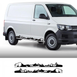 Volkswagen VW Multivan Transporter T4 T5 T6 30 auto k&uuml;ljekleebis Kaubiku Canper Matterhorn Zermatt Switzerland Mountain Decal jaoks SWB