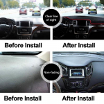 ForOptima K5 JF 2016 - Car Inner Dashboard Cover Auto Dash Mat Carpet Cape Anti-sun Sun shade Dashmat 2017 Black LHD