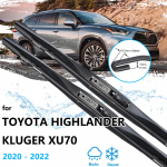 2x jaoks Toyota Highlander Kluger XU70 2022 esipuhasti harjad Kummist aknapesuharjad pesurid auto Style A