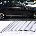 Car Body / door Protector Bumper Decorative Strip Auto Window Edge Trim Sticker Silver 4MM 6MM 9MM 15MM 21MM 25MM 5Mx12MM